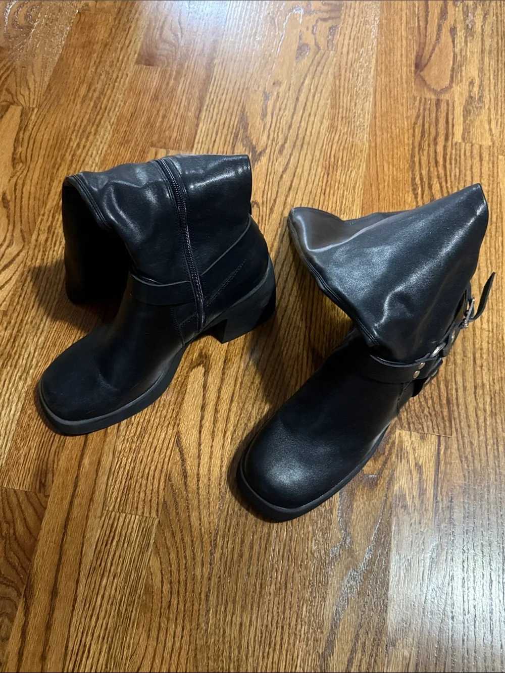 Size 11 Steve Madden NYC Black Knee-High Platform Boots - Women